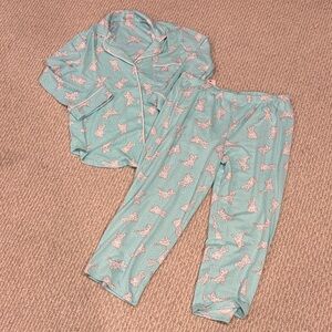 Pajamas in dogs Print